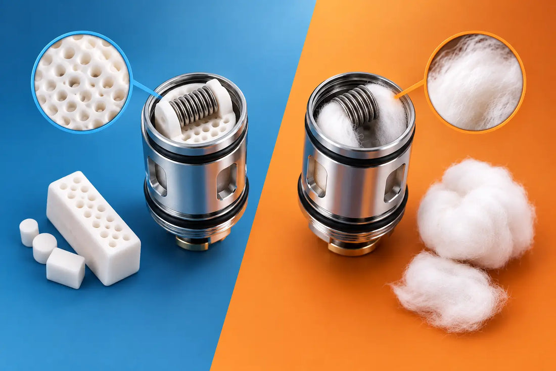 Ceramic Versus Cotton Vape Coils Compared